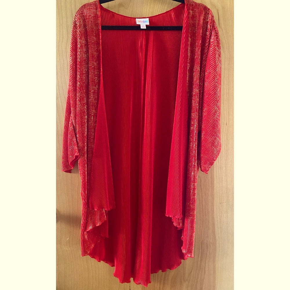 Red/Gold LulaRoe Elegant Lindsay